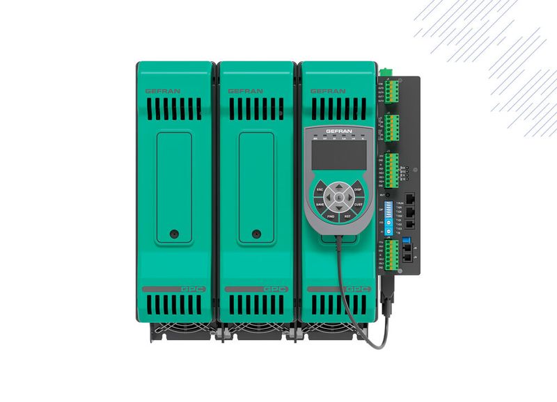 Die Leistungsregler der GPC-Baureihe von Gefran kommen zur Steuerung des Wärmebehandlungsprozesses zum Einsatz. (Bild: Gefran)