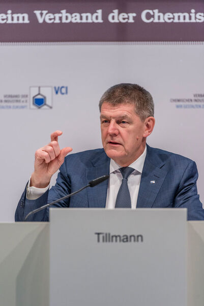 “If you play with flames, you shouldn’t be surprised if your house catches fire.” - Utz Tillmann, CEO of Germany Chemical Industries Association VCI. (VCI/René Spalek)