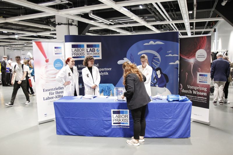 Impressionen der LAB-SUPPLY in Wien 2023.   Mehr Infos zu den kommenden LAB-SUPPLY-Messen finden Sie auf www.lab-supply.info.  (LABORPRAXIS, C. Lüttmann)