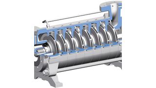 Die MSC-Baureihe hat modulare Lauf- und Leitradgeometrien für die möglichst optimale Auslegung auf den Betriebspunkt. (Bild: Sterling SIHI)