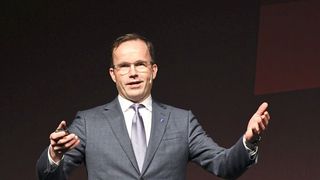 Dr. Jochen Köckler, Vorsitzender des Vorstandes der Deutschen Messe AG: „Die Art wie wir leben, produzieren und arbeiten, verändert sich gerade rasend schnell. Die Industrie hat die Hebel in der Hand.“ (Bernd Maienschein/VCG)