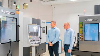 Bald ist es soweit! Denn DN Solutions wird in wenigen Monaten die ersten Forschungszentren eröffnen, in denen quasi die Zerspanung der Zukunft gemacht wird. Ein Zentrum wird es in Bielefeld geben, das andere in Seeg im Allgäu, womit Nord und Süd abgedeckt wären. (Bild: DN Solutions)