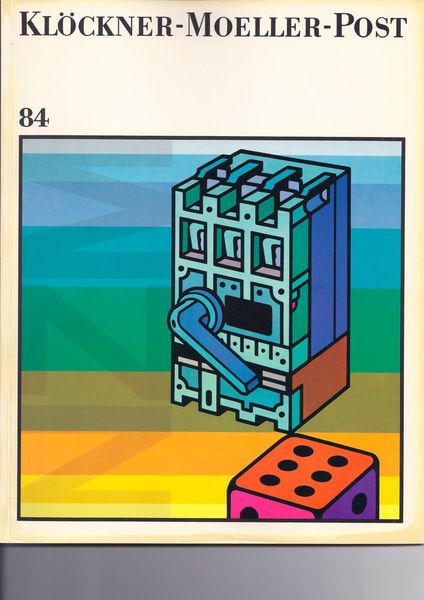 Zur Hannover Messe 1973 stellte Klöckner-Moeller den Leistungsschalter NZM H6 vor. Ein dreipoliger strombegrenzender Hochleistungsschalter mit neuen Zusatzantrieben, die damals weitere Anwendungen ermöglichen. (Eaton)