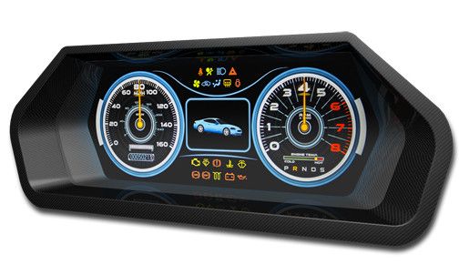 ISO 26262 ASIL-zertifizierte Displays für Instrumentencluster, HUDs und Infotainment-Systeme in Fahrzeugen