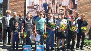 Teilnehmer beim Landesausscheid 2018 in Sachsen. (Bild: Kfz-Gewerbe Sachsen)