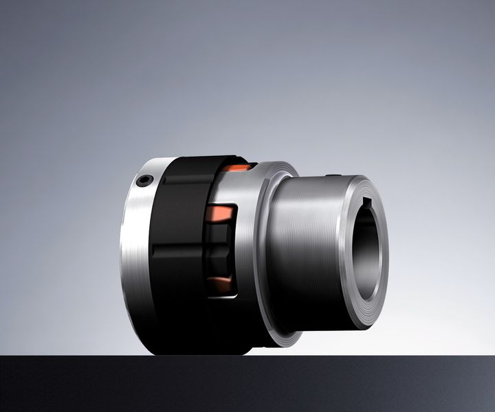Produktneuheit auf der Hannover Messe: die Rotex Non Sparking in der einfachkardanischen Ausführung mit einseitig aufgespritzter Nockengeometrie. (Bild: KTR)