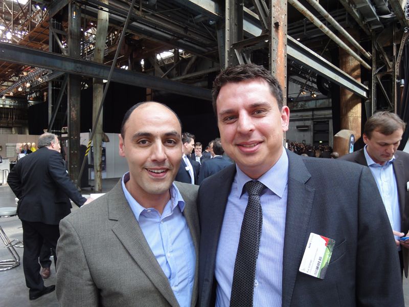 Bel Zidane, Samsung, und Kai Volmer, LG (Archiv: Vogel Business Media)