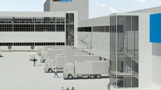 Das Versandzentrum wird eine Größe von 38.000 m² haben. (Bild: EBM-Papst)