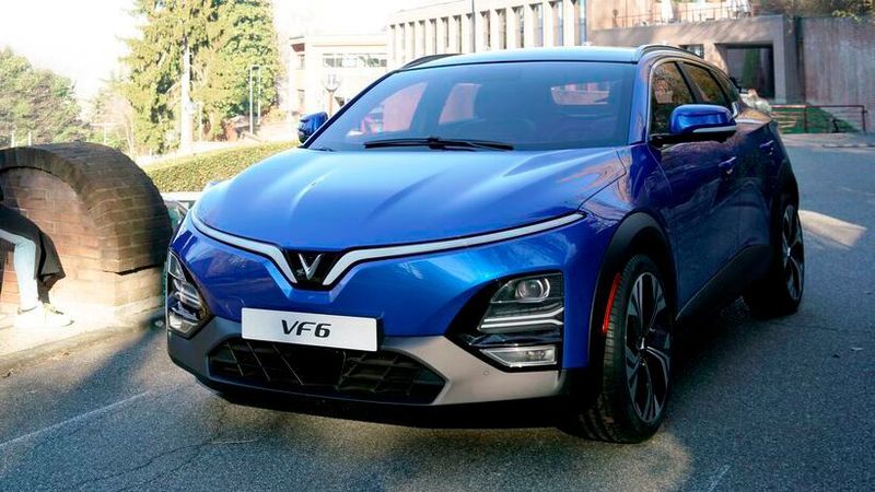 Der vietnamesische Autobauer wird Anfang März die Reservierungen für das Kompaktmodell VF6 freischalten.(Bild:  Vinfast)