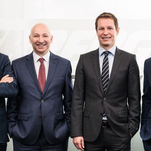 Die geschäftsführenden Gesellschafter der Unterberger-Gruppe (v.l.): Gerald Unterberger, Josef Gruber, Dieter Unterberger, Fritz Unterberger jun..