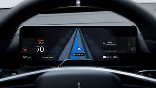 Polestar integriert die Live-Spurführung von Google Maps in seine Fahrzeuge. (Bild: Polestar)