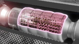 Ein Weltraumgewächshaus ist für einen Start mit einer Falcon-9-Rakete konzipiert und entfaltbar, um mit ausreichend Raum auf Mond und Mars Nahrung für die Astronauten bereitzustellen. (DLR)