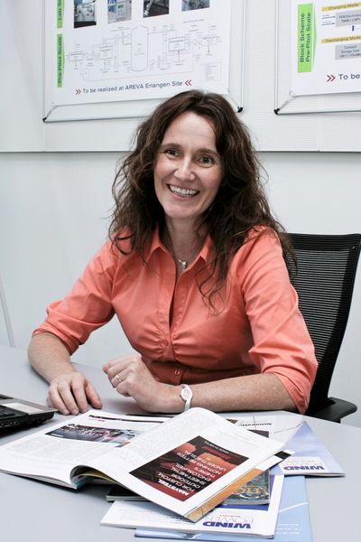 Kerstin Gemmer-Berkbilek, Areva: „Unser Ziel ist es, zu den weltweit führenden Unternehmen bei Energie aus Wind, Sonne und Biomasse sowie bei den Wasserstofftechnologien zu gehören. Wir glauben, dass Wasserstoff als Energieträger in den kommenden Jahren eine wichtige Rolle spielen wird.“ (Bild: Areva)