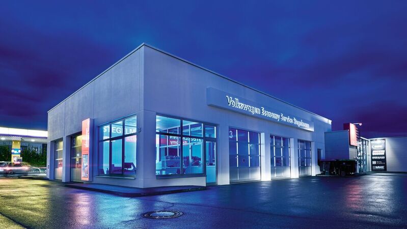 Das Autohaus Stegelmann in Bad Salzuflen gehört auch zur Autohaus Wolfsburg Hotz und Heitmann-Gruppe.