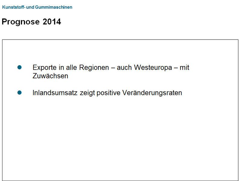 Aktuelle Daten des VDMA-Fachverbands Kunststoff- und Gummimaschinen. (Bild: VDMA)