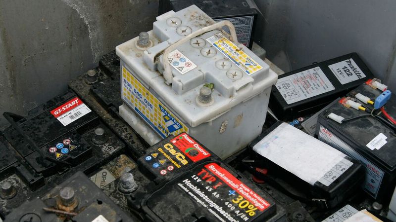 Blei-Säure-Altbatterien behalten den Abfallsschlüssel 16 06 01. Trotzdem rechnet der BIV-Kfz mit mehr Aufwand für Kleinmengenerzeuger und nennt dabei ausdrücklich Kfz-Werkstätten.(Bild:  Harald Heinritz/abfallbild.de)