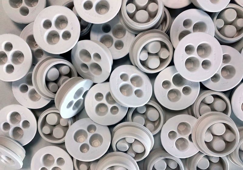 Mit Multiclixx sollen bis zu vier Kabel schnell installiert sein – mit Zugentlastung. (Wiska)