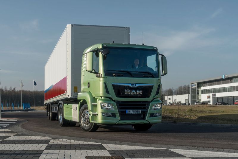 Die Fahrzeuge der TGM-Baureihe haben einen 250 kW-Elektromotor und werden mit einer elektrischen Reichweite von 200 Kilometern in der City-Logistik eingesetzt. (Bild: MAN Truck & Bus)