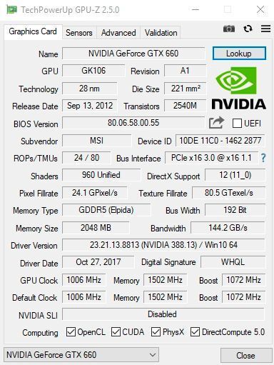 GPU-Z zeigt Daten der Grafikadapter an. (Joos / TechPowerUp)