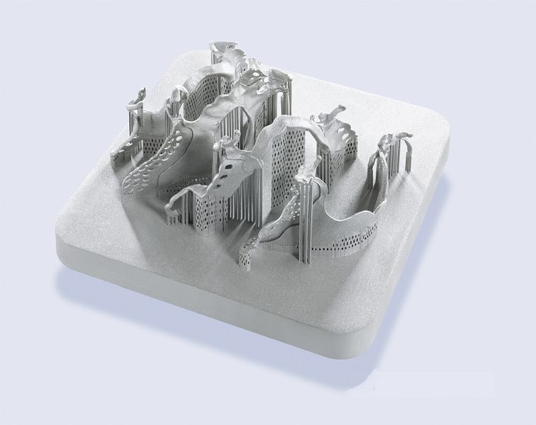 Bild 4: Eine weitere Titan-Dentalanwendung aus der Rapid Prototyping-Anlage von Concept Laser. (Bild: Concept Laser)