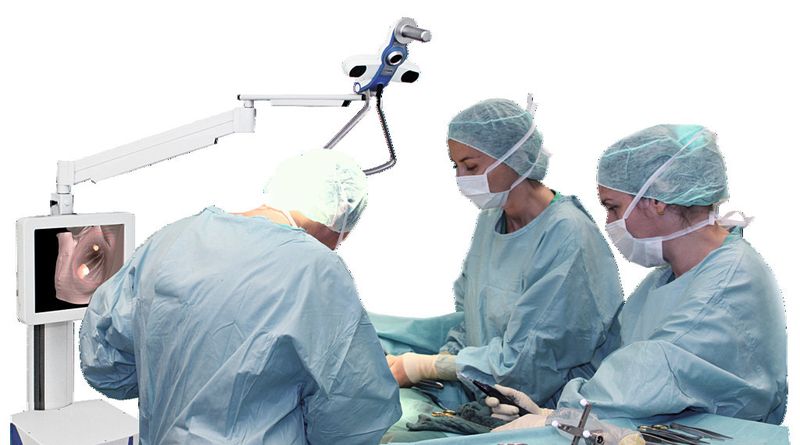 Während des Eingriffs: Das Declipsespect kann intraoperative 3D-Bilder von radioaktiv markierten Strukturen unter Verwendung von Gamma-Sonden generieren. (Bild: GBN Systems)