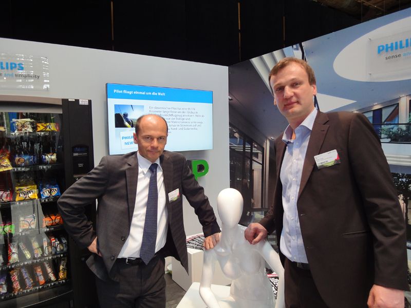 v.l. Stefan Klima, und Erwin Gutic, MMD, Monitors & Displays (Archiv: Vogel Business Media)