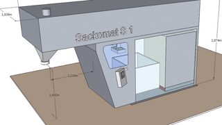 Die Vorrichtung ist mobil und benötigt nur einen Druckluft- und Stromanschluss. (Bild: APE)