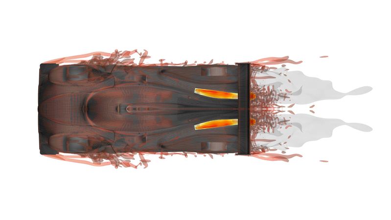 Die Oreca Group hat sich für Siemens Simcenter entschieden, um die fortschrittlichen CFD-Methoden und die strukturelle Composite-Optimierung im Rahmen ihrer Entwicklungsprogramme für High-Performance-Rennfahrzeuge zu unterstützen.(Bild:  Siemens)