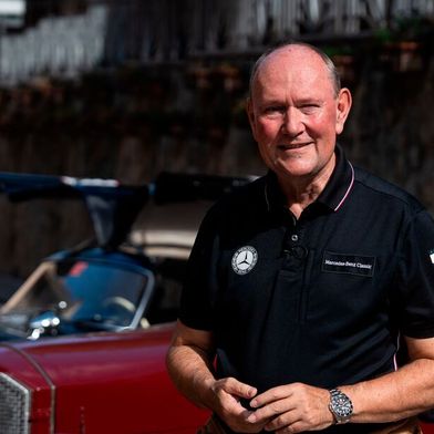 Marcus Breitschwerdt, Executive Vice President Mercedes-Benz AG und CEO der Mercedes-Benz Heritage GmbH möchte mit der Mercedes-Benz Heritage das Markenfundament von unnötigem Zierrat befreien und seine puristische Kernstruktur als klare Leitlinie für das gemeinsame Handeln offenlegen.  (Bild: Mercedes-Benz)