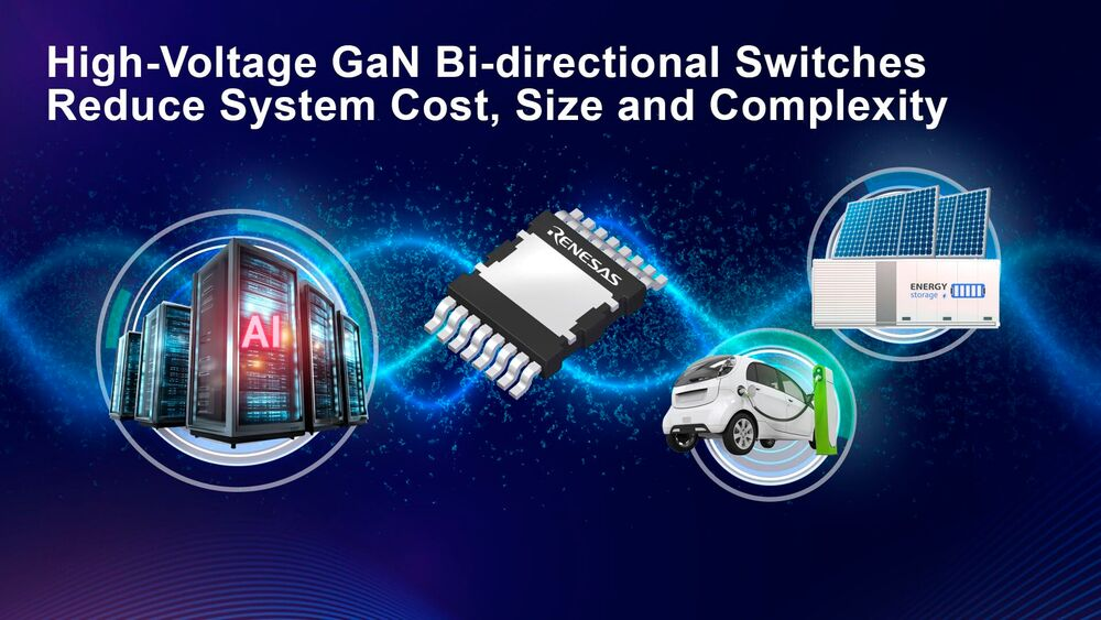 Renesas unveils bidirectional 650 V GaN switch for power conversion