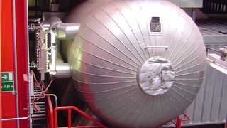 Dampftrommel im Industriekraftwerk Rüdersdorf  (Bild: Endress+Hauser)