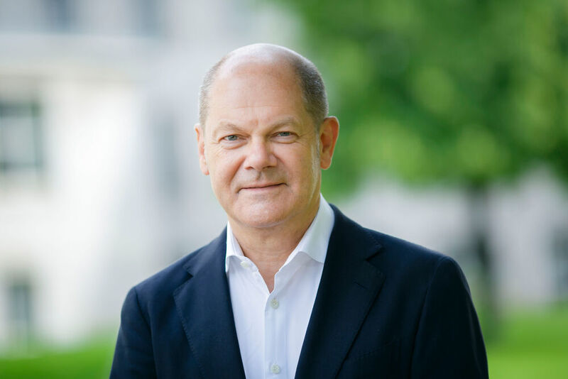 Olaf Scholz ist der Kanzlerkandidat der SPD und derzeit Bundesfinanzminister (Bundesministerium der Finanzen)
