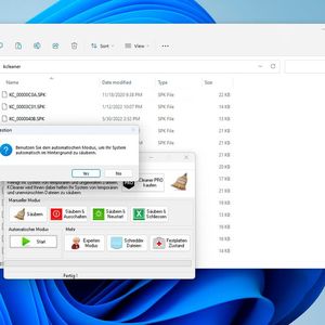 Im automatischen Modus kann KCleaner im Hintergrund Daten löschen.(Bild:  Joos (Screenshot))