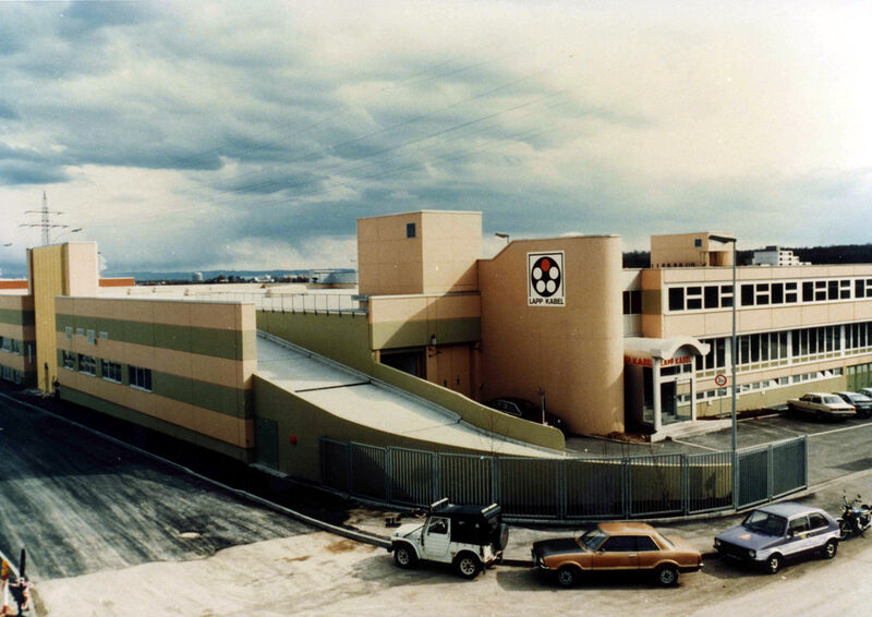 Bild 6: Gebäude der Lapp Kabelwerke ca. 1983 (Bild: Lapp)