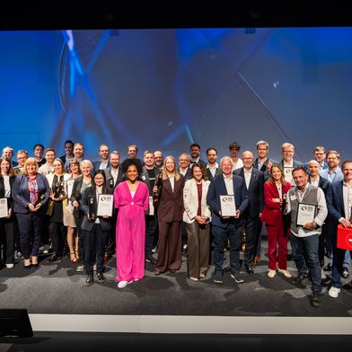 Bei der Preisverleihung des German Innovation Award 2026 wurden 22 Gold Preisträger*innen geehrt. (Bild: ©Stiftung Rat für Formgebung / Grand Visions)