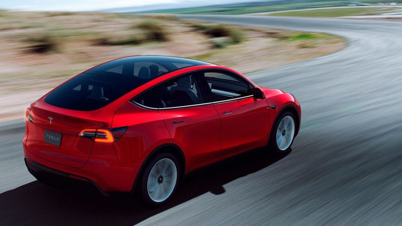 Das erste E-Auto an Europas Spitze: der Tesla Model Y war im ersten Quartal meistverkauftes Modell.(Bild:  Tesla Motors)