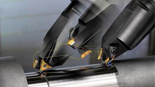 Durch die Partnerschaft von Sandvik Coromant mit HCL Technologies ist die Integration des Drehprozesses Primeturning in die Sofware Camworks gelungen. Damit soll das Drehen in alle Richtungen planbarer und produktiver werden. (Sandvik Coromant)