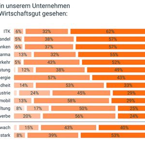 Daten als Wirtschaftsgut nach Branchen.(Bild:  the factlights 2020)