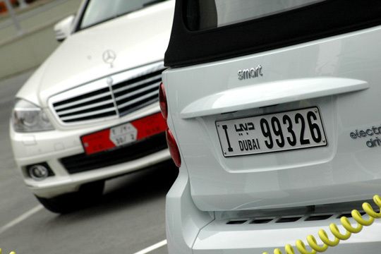 Der Elektro-Smart ist in Europa und besonders Deutschland bereits bekannt – in Abu Dhabi feiert er seine Lokal-Premiere. (Archiv: Vogel Business Media)