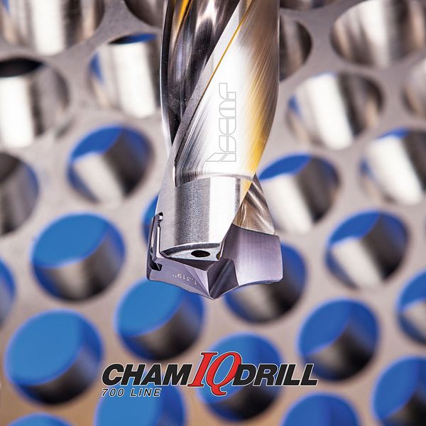 Der «Cham IQ Drill» ermöglicht sehr hohe Prozesssicherheit bei unregelmässigen Schnittkräften. (Bild: Iscar)