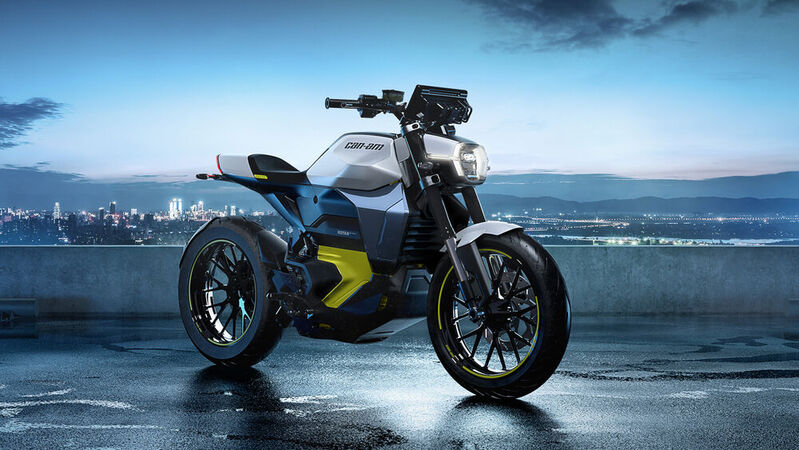 So sieht Can-Ams elektrische Zukunft aus: Das Naked Bike „Pulse“ soll 2024 auf den Markt kommen.
