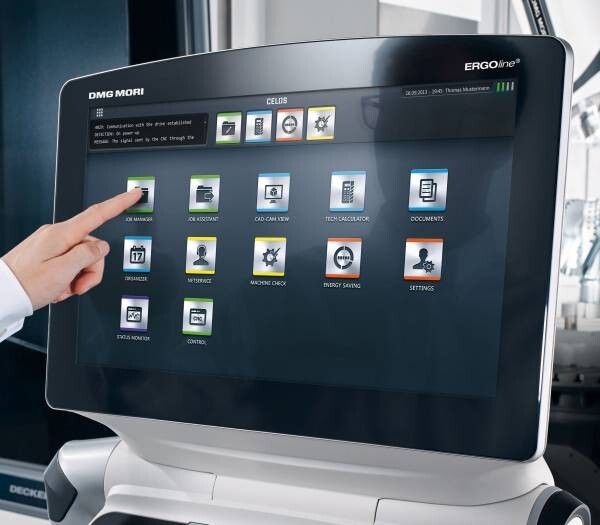 Ebenfalls im Fokus der AMB: Leicht bedienbare Software für Werkzeugmaschinen wie die Celos von DMG Mori. (Bild: DMG Mori Seiki)