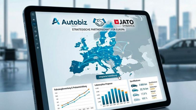 Autobiz und Jato Dynamics wollen einen neuen Maßstab für Automobildaten in Europa setzen.(Bild:  Gemini 3 Pro / KI-generiert)
