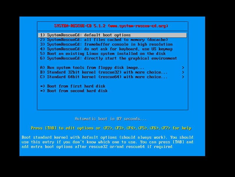 Die System-Resuce-CD kann auch als USB-Version betrieben werden. Hier stehen zahlreiche Tools zum Retten von Daten zur Verfügung. (Th. Joos)