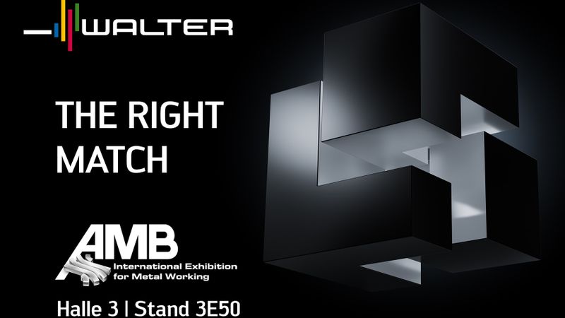 Prozesskette erleben: Live‑Demos, individuelle Beratung und Beispiele aus Aerospace, Automotive und Maschinenbau: Walter zeigt, wie abgestimmte Werkzeuge, Engineering und Service Fertigungsprobleme lösen. AMB 2026 | Halle 3 | Stand 3E50 (Bild:  Walter AG)