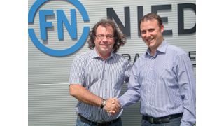 Daniel Manetsch, Inhaber und Geschäftsführer (l.), und sein Nachfolger Roland Helfenstein. (Bild: Dorner)