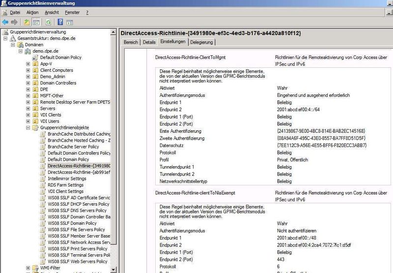 Die Verwaltung der DirectAccess-Einstellungen kann durch die Gruppenrichtlinien von Windows erfolgen. (Archiv: Vogel Business Media)