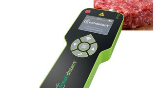 Mobiles Handmessgerät zur Bestimmung der Gesamtkeimzahl von Hackfleisch. (Freshdetect)