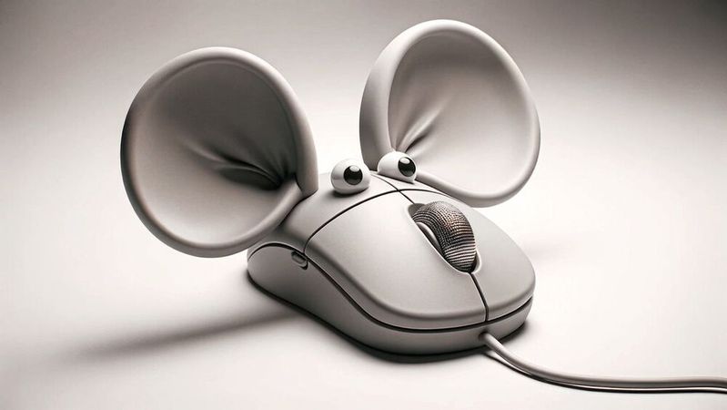 Mic-E-Mouse: ermöglicht eine akustische Überwachung durch leistungsstarke optische Sensoren.(Bild:  Dall-E / KI-generiert)