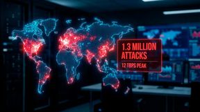 1,3 Millionen Angriffe und Spitzen von 12 Tbps: Der Gcore-Report zeigt das Ausmaß moderner DDoS-Wellen. Sie treffen Netzwerke, Websites und APIs gleichzeitig. (Bild: Gemini / KI-generiert)
